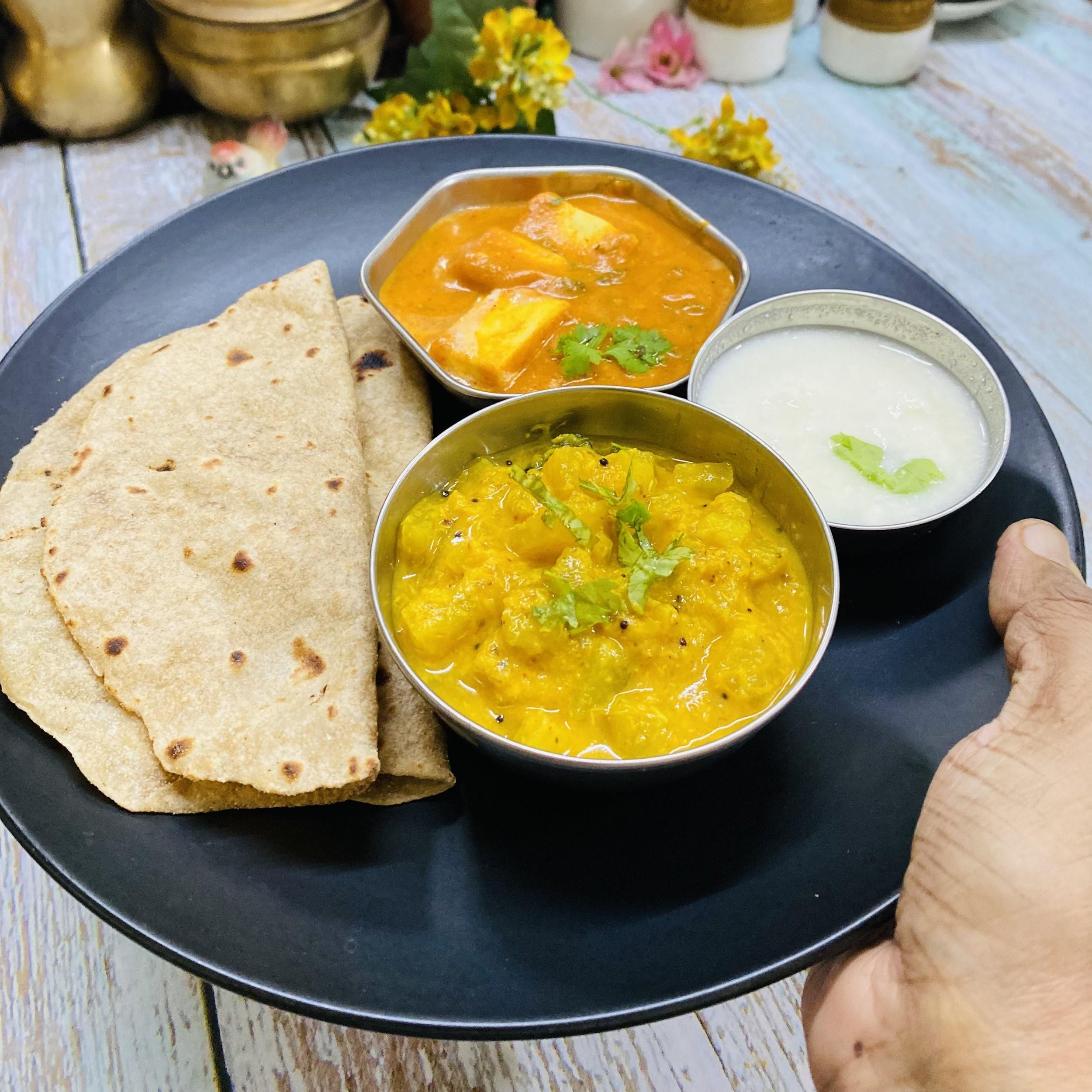 Roti sabji paneer combo 