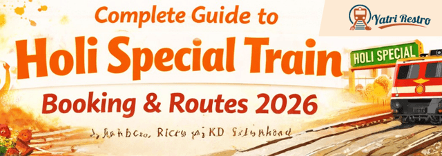 Holi special food delivery on train 