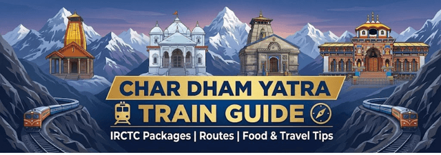 Char Dham Yatra by Train, IRCTC Packages, Routes & Food Travel Tips